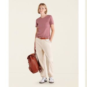 Roots Soft Cotten Blend Twill Barrel Pants